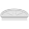 Ekena Millwork Elliptical 4 Spoke Architectural Grade PVC Combination Pediment, 30"W x 14-3/8"H x 2-3/4"P PEDPC030X145ELL04 - alternate 6